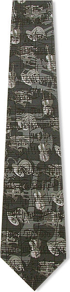 Unbranded Violins Silk Tie