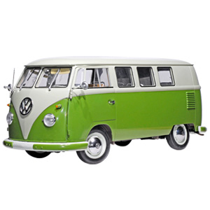 Unbranded Volkswagen Standard Bus 1958 Mango Green/Seagull