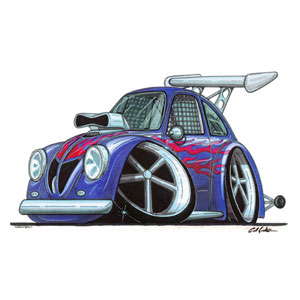 VW Beetle Hot Rod T-shirt