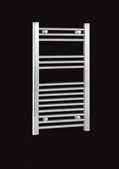 Rail Size 450mm x 900mmBTU 776Watts 227Chrome D Ladder Flat heated towel rail5 year manufacturers gu