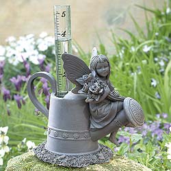 Watering Can Fairy Rain Gauge