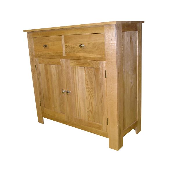 Unbranded Waverley Oak Compact Small Sideboard - Solid Oak