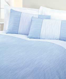 Waves King Size Duvet Cover Set - Duck Egg