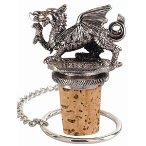 Unbranded Welsh Dragon Bottle Stopper