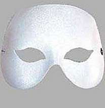 Unbranded WHITE COCKTAIL MASK