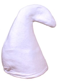 Unbranded White Gnome Hat - White Felt