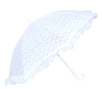 White Lace Parasol