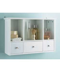 White Organiser Cabinet