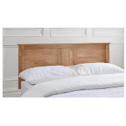 Unbranded Willow Double Rubberwood Headboard, Oak