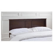 Unbranded Willow Double Rubberwood Headboard, Walnut