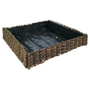 Unbranded Willow vegtable planter 75x75x15cm