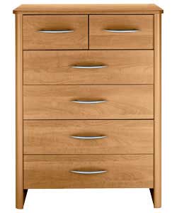 Woburn 4 Wide 2 Narrow Drawer Chest - Oak