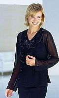 Womens Beaded Blouse