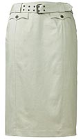 Womens Belted Skirt