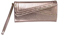 Womens Metallic Clutch Bag