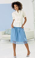 Womens Pintuck Blouse
