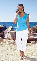 Womens Ruched Vest
