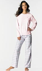 Womens Snowfall Three-Piece Pyjamas