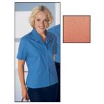 Womens Terracotta Short Sleeved Business Blouse - Size 20