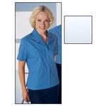 Womens White Short Sleeved Business Blouse - Size 10