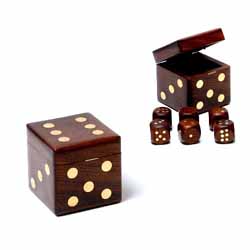 Wooden Dice Set