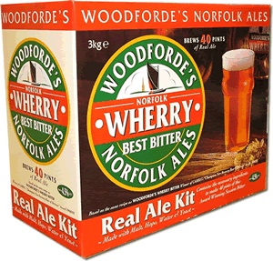 Unbranded WOODFORDES WHERRY BITTER 3KG 40PT