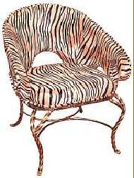 Wrought Iron Tub Chair