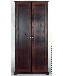 Unbranded Wycombe Dark 2 Door Wardrobe