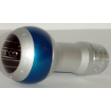 X-Speed Gear Knob- Silver/Blue