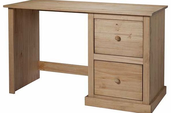 This York Solid Pine Office Desk is perfect if you need plenty of storage built in to your desk. This desk comes with 2 drawers on wooden runners. Part of the York collection Solid wood desk with wood handles. 2 drawers. Wooden runners. Maximum scree