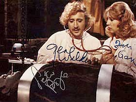 Young Frankenstein autograph