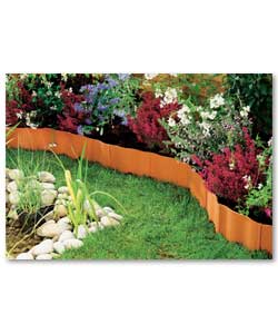 Zag Terracotta Lawn Edging