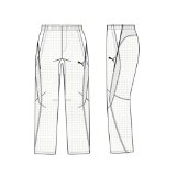 Upfront Cricket Academy Puma Iridium Playing Trousers (Small White/Navy)