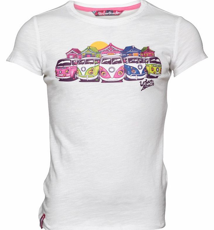 Girls Bus Club T-Shirt White