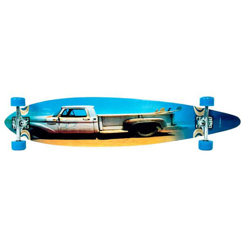 Hardware Urban Blue Urban Pin Tail Longboard D14