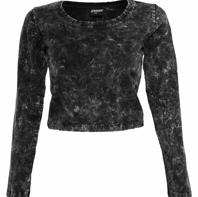 Urban Classics Acid Wash Cropped Top TB774