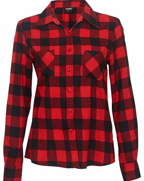 Checked Flannel Shirt TB338