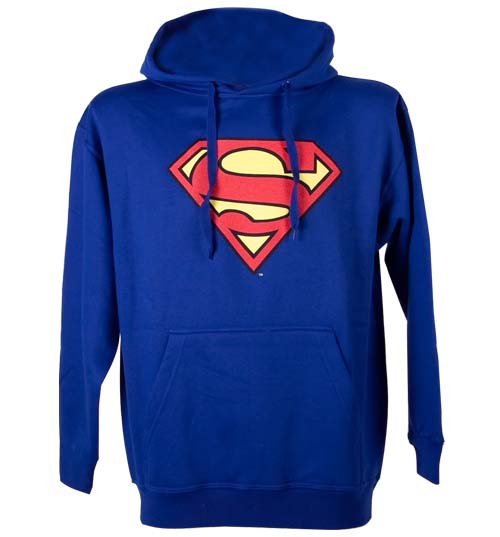 Mens Superman Logo Hoodie from Urban Species