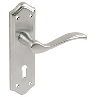 Paris Lever Lock Satin Chrome Plated