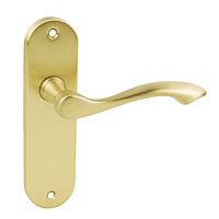 Seine Lever Latch Handle Satin Brass