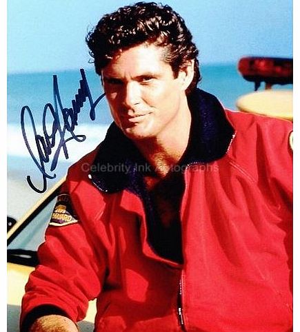 US TV Autographs DAVID HASSELHOFF as Mitch Buchannon - Baywatch GENUINE AUTOGRAPH