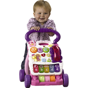 VTech Baby First Steps Walker - Pink