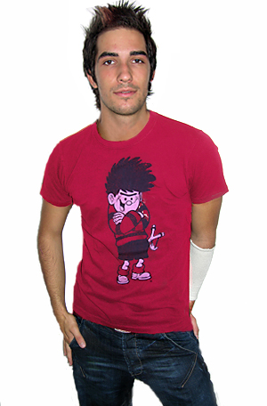 Dennis The Menace Vacant Clothing Mens T Shirt