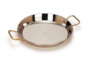 Paella Pan Stainless Steel 42cm