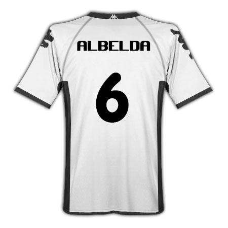 Valencia Kappa 2010-11 Valencia Kappa Home Shirt (Albelda 6)