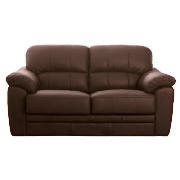 Valencia leather sofa regular, chocolate