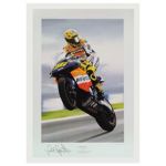 Valentino Rossi print by Sue Worthy