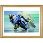 Valentino Rossi Walking On Water Print