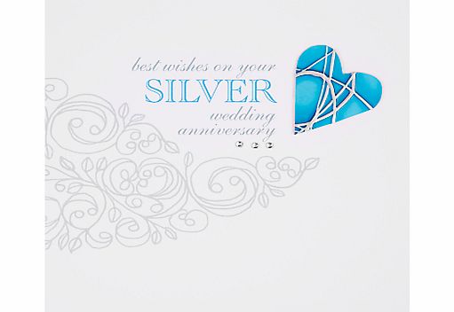Valerie Valerie Silver Anniversary Card