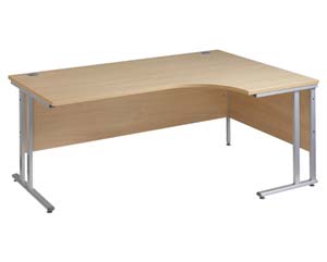 Value line deluxe ergo C leg desk